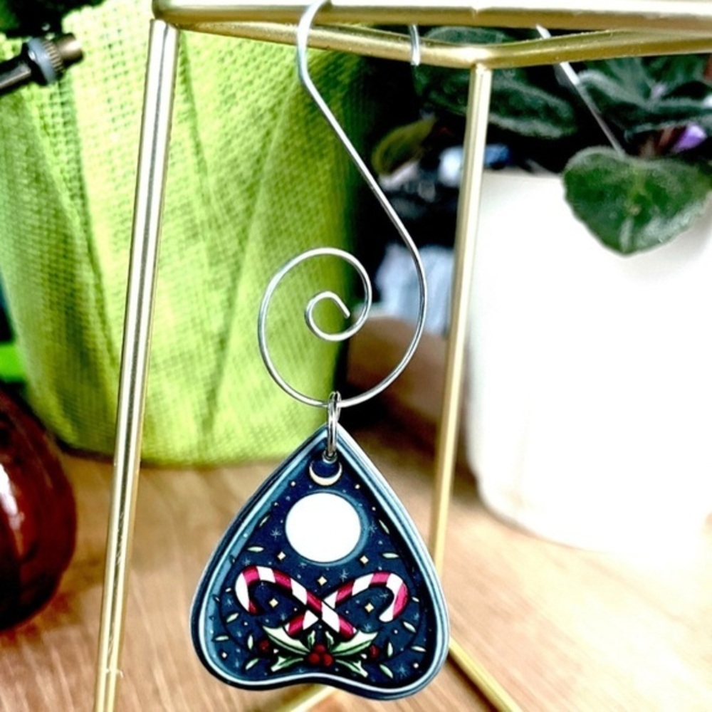 Witchy Christmas Tree Ornament, Ouija Tree Ornament, NWT